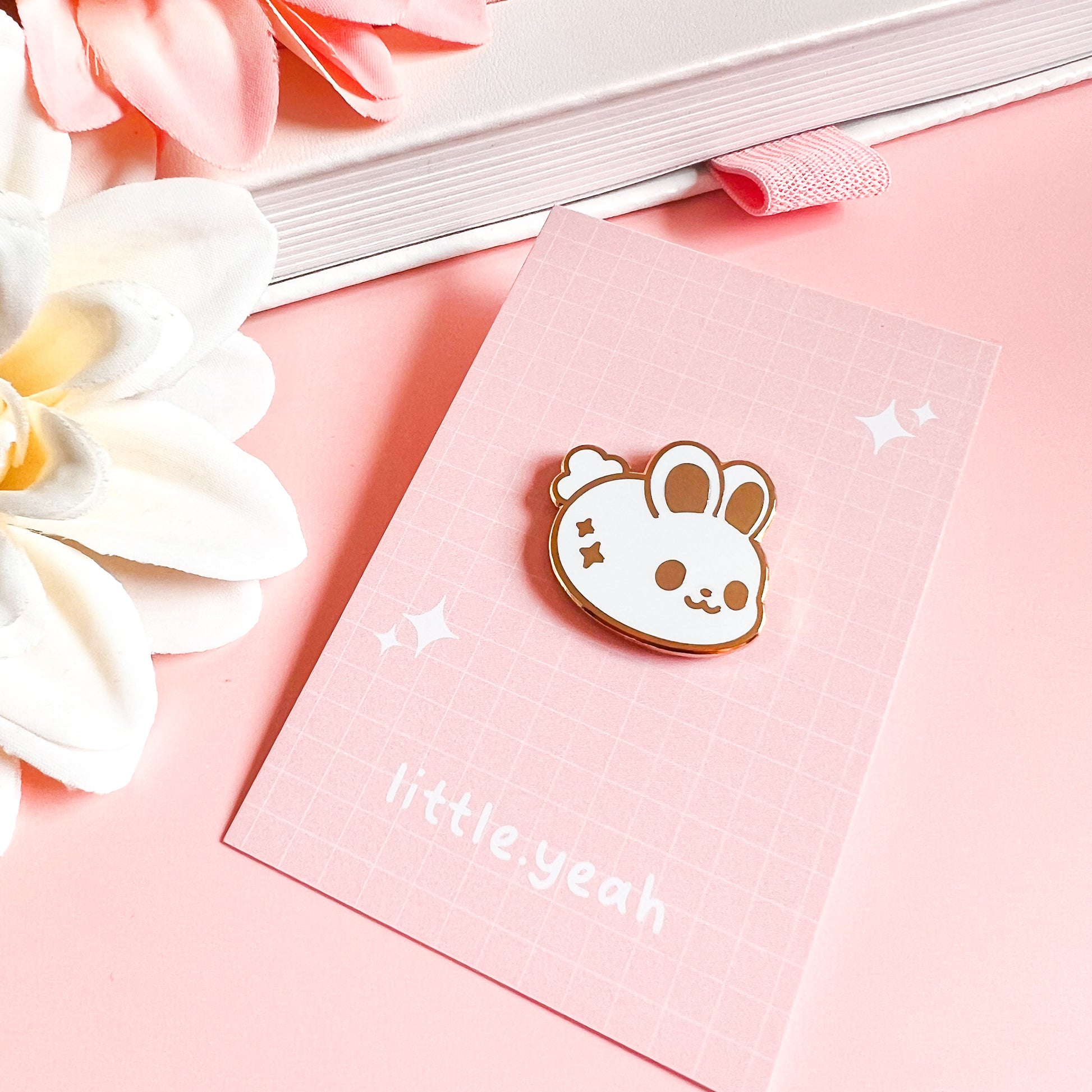 Marshmallow Hasen Pin