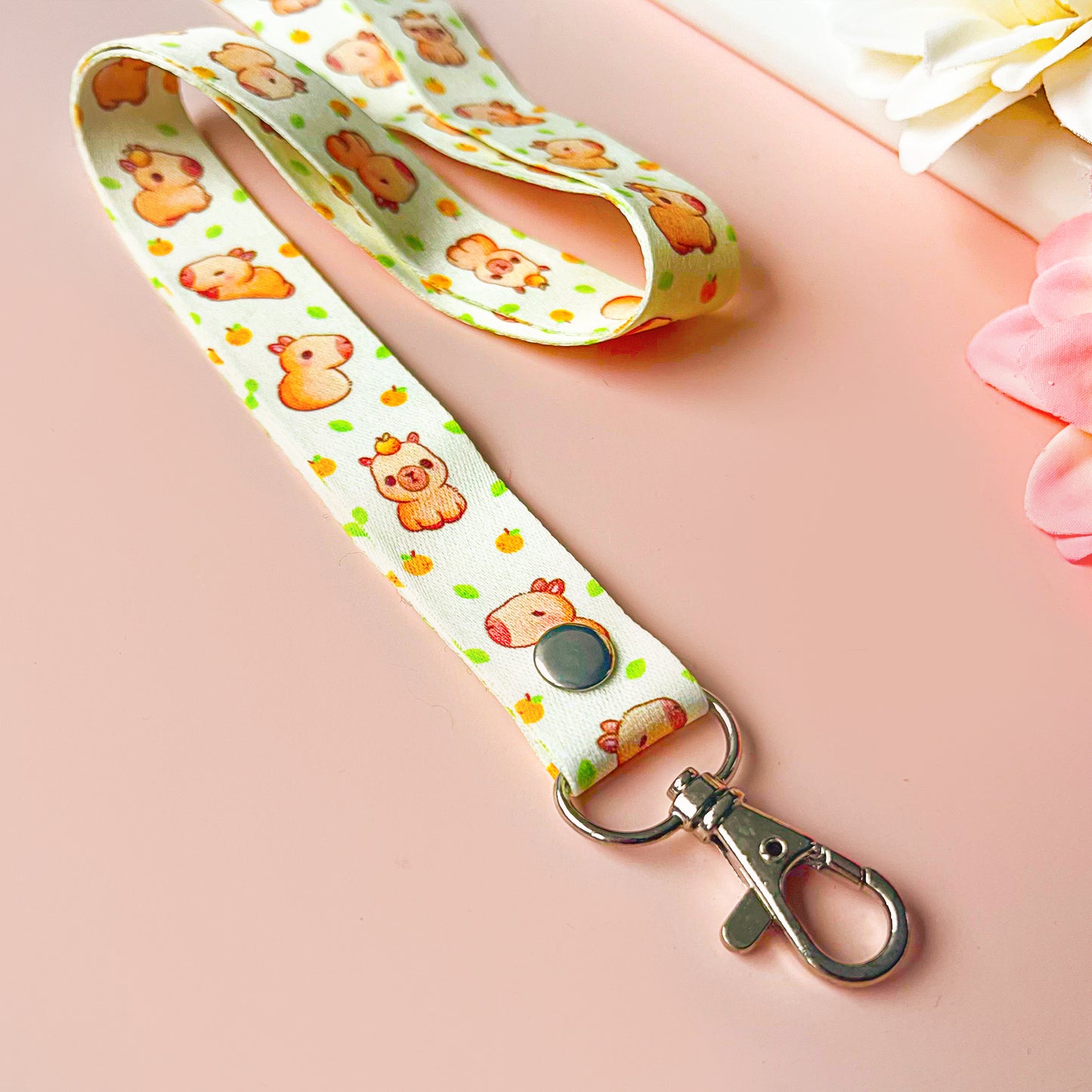 Capybara Lanyard