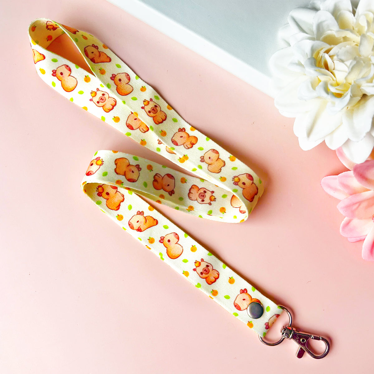 Capybara Lanyard