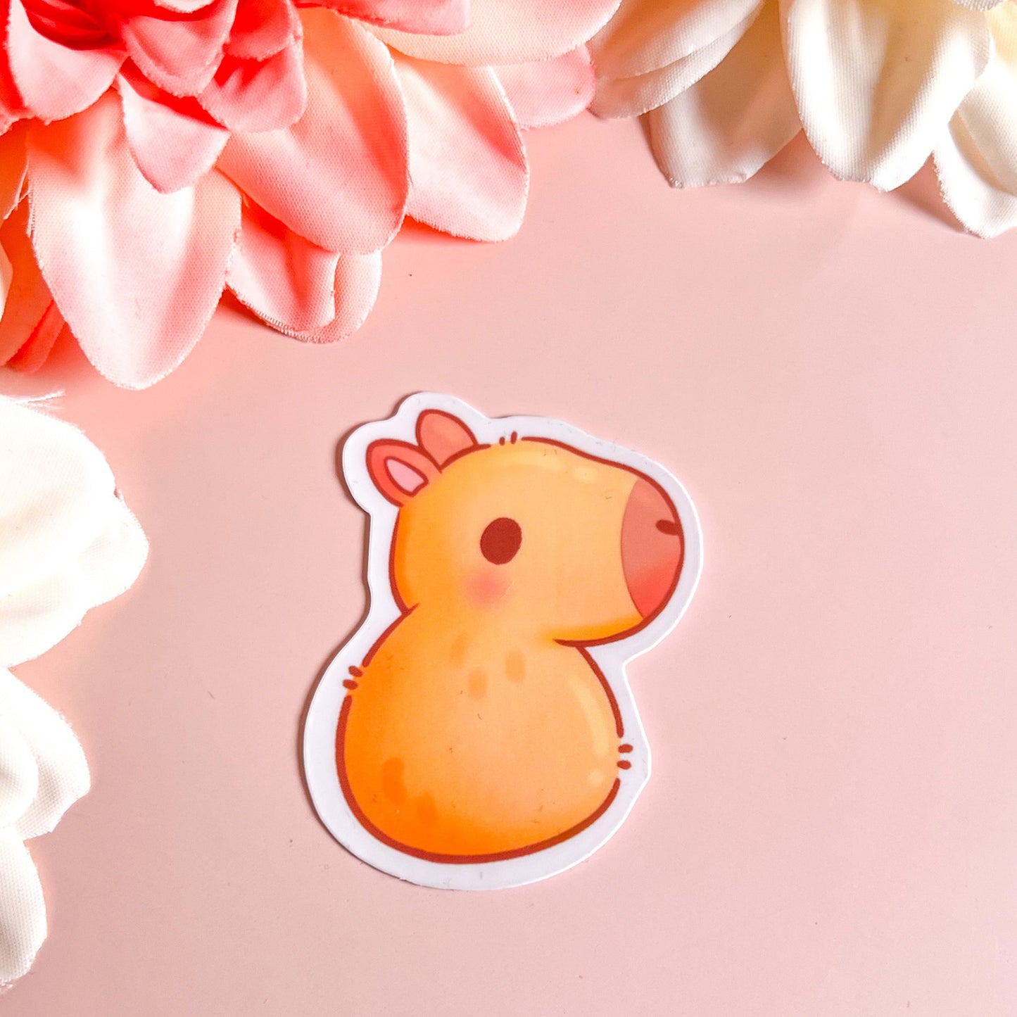 Capybara Vinyl Sticker