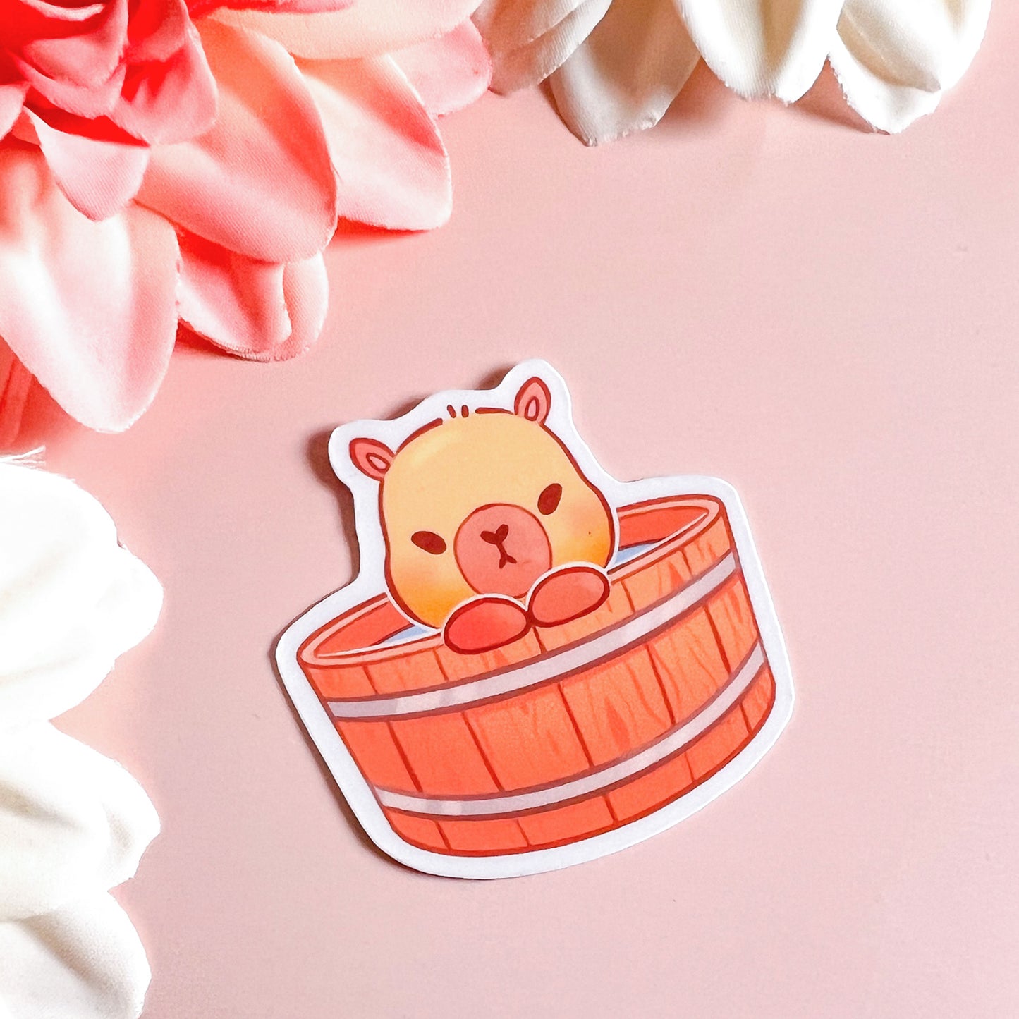Capybara Vinyl Sticker