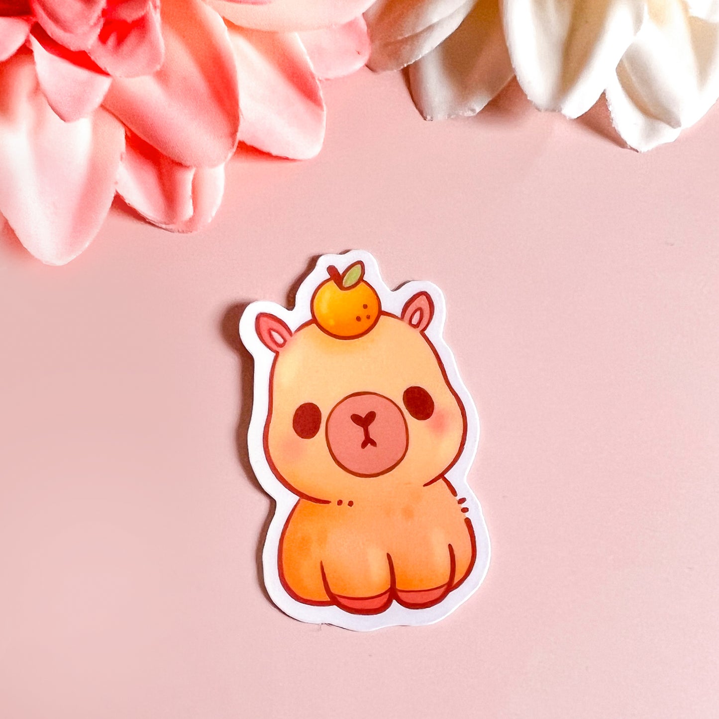 Capybara Vinyl Sticker