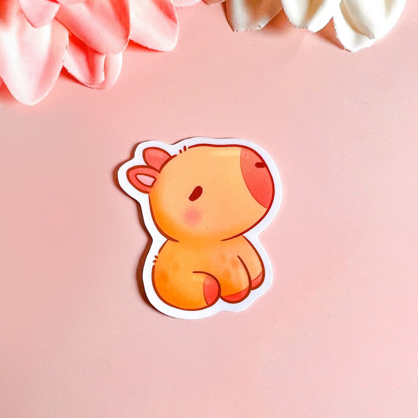 Capybara Vinyl Sticker
