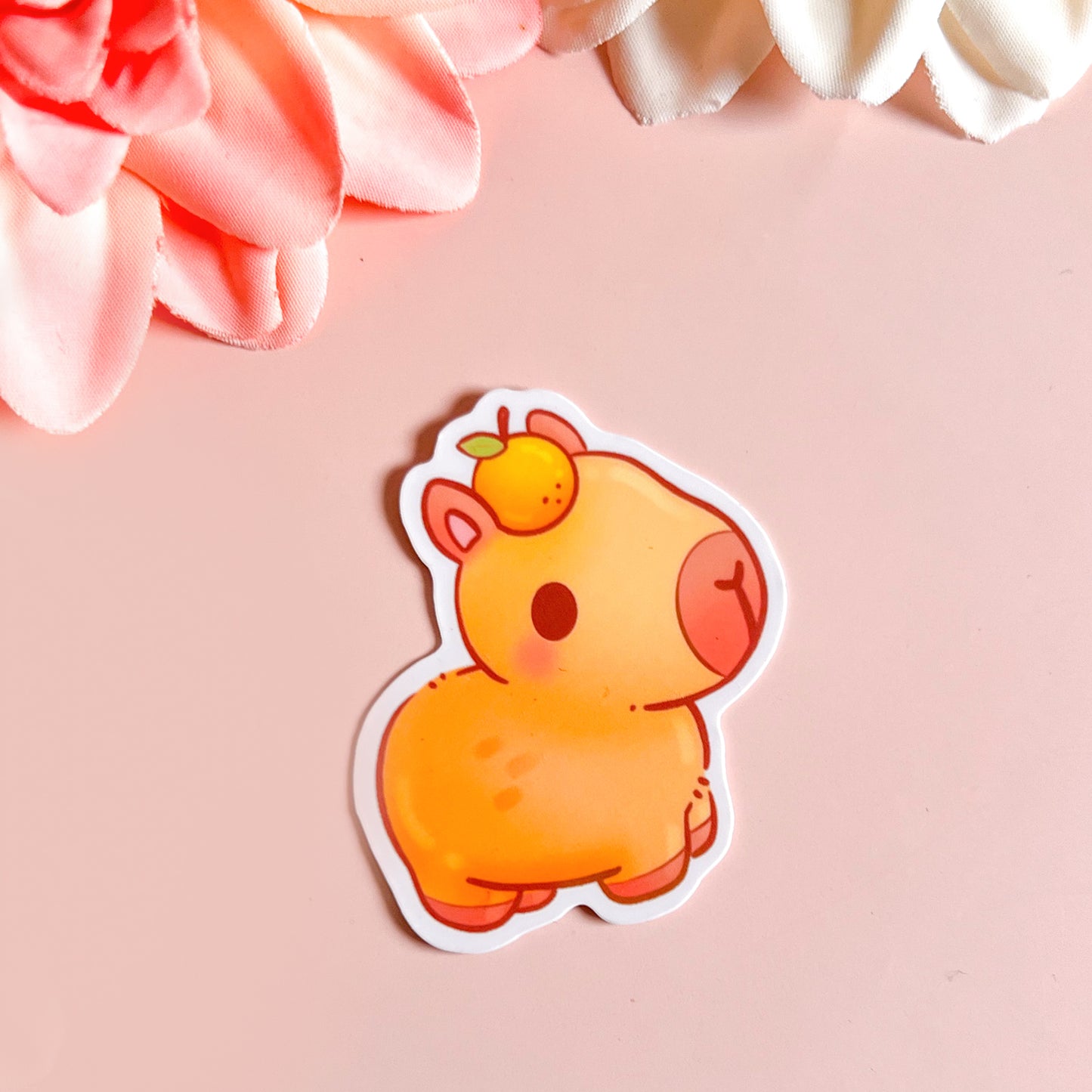 Capybara Vinyl Sticker