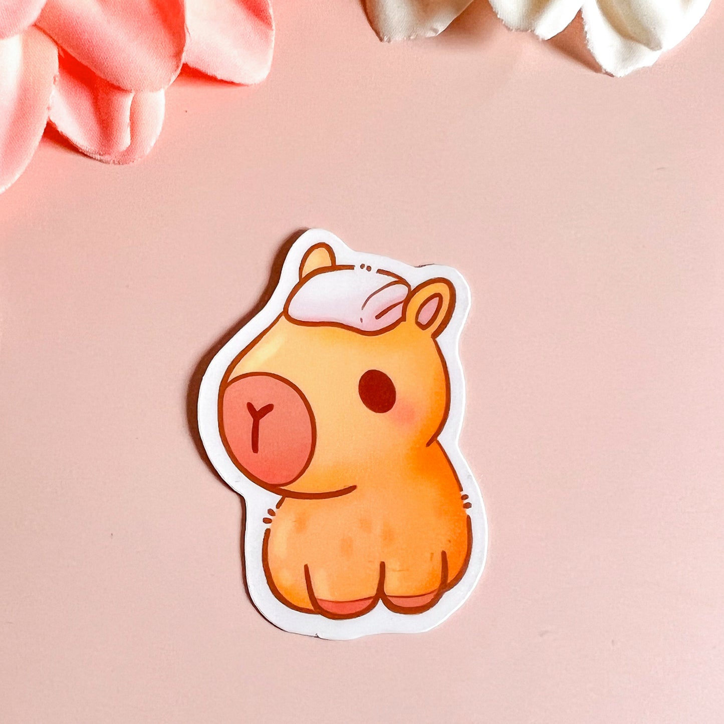 Capybara Vinyl Sticker