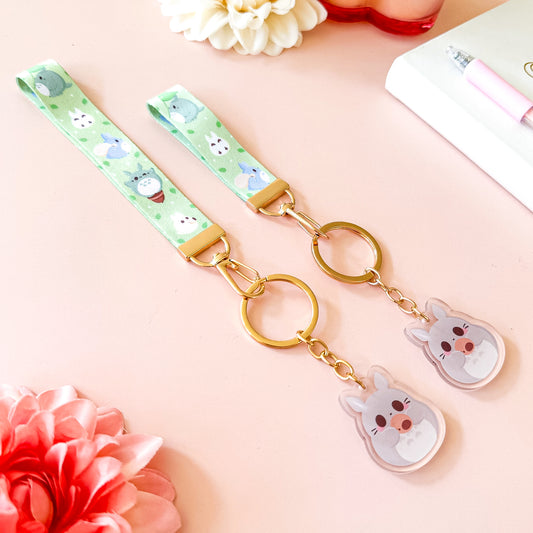 Anime Cat - Cute Lanyard with Charm