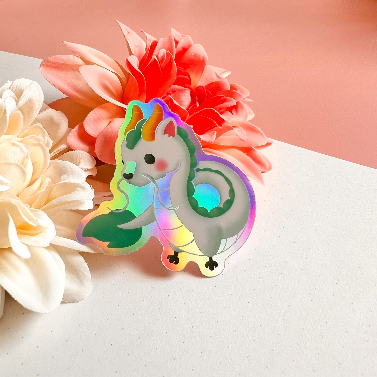 Holografischer Drachen Sticker