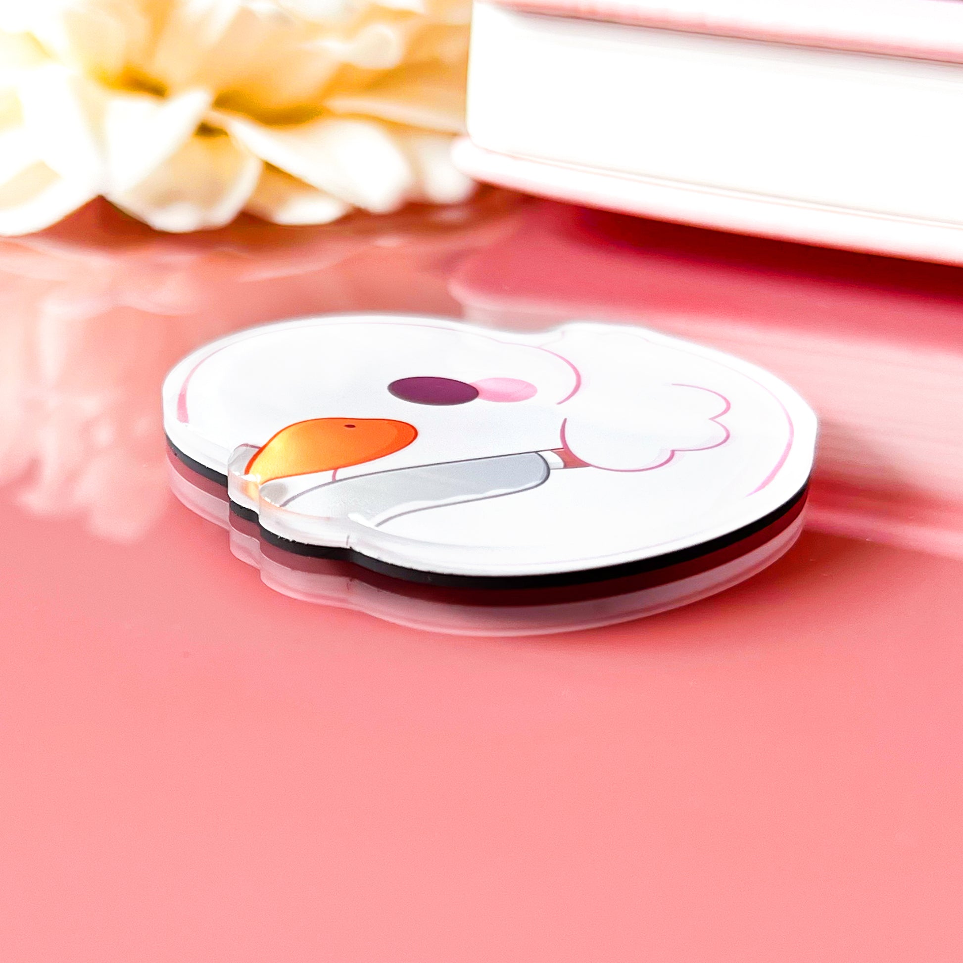 Ente mit Messer Magnet