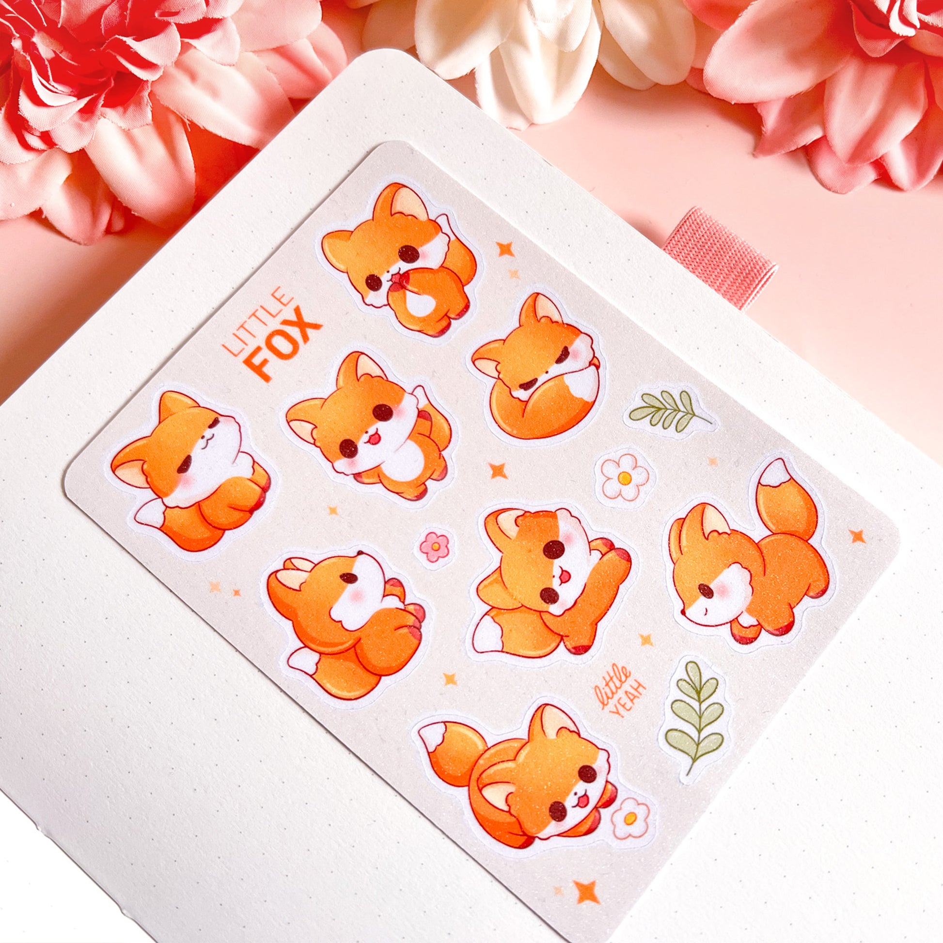 Süßer Fuchs Sticker Sheet