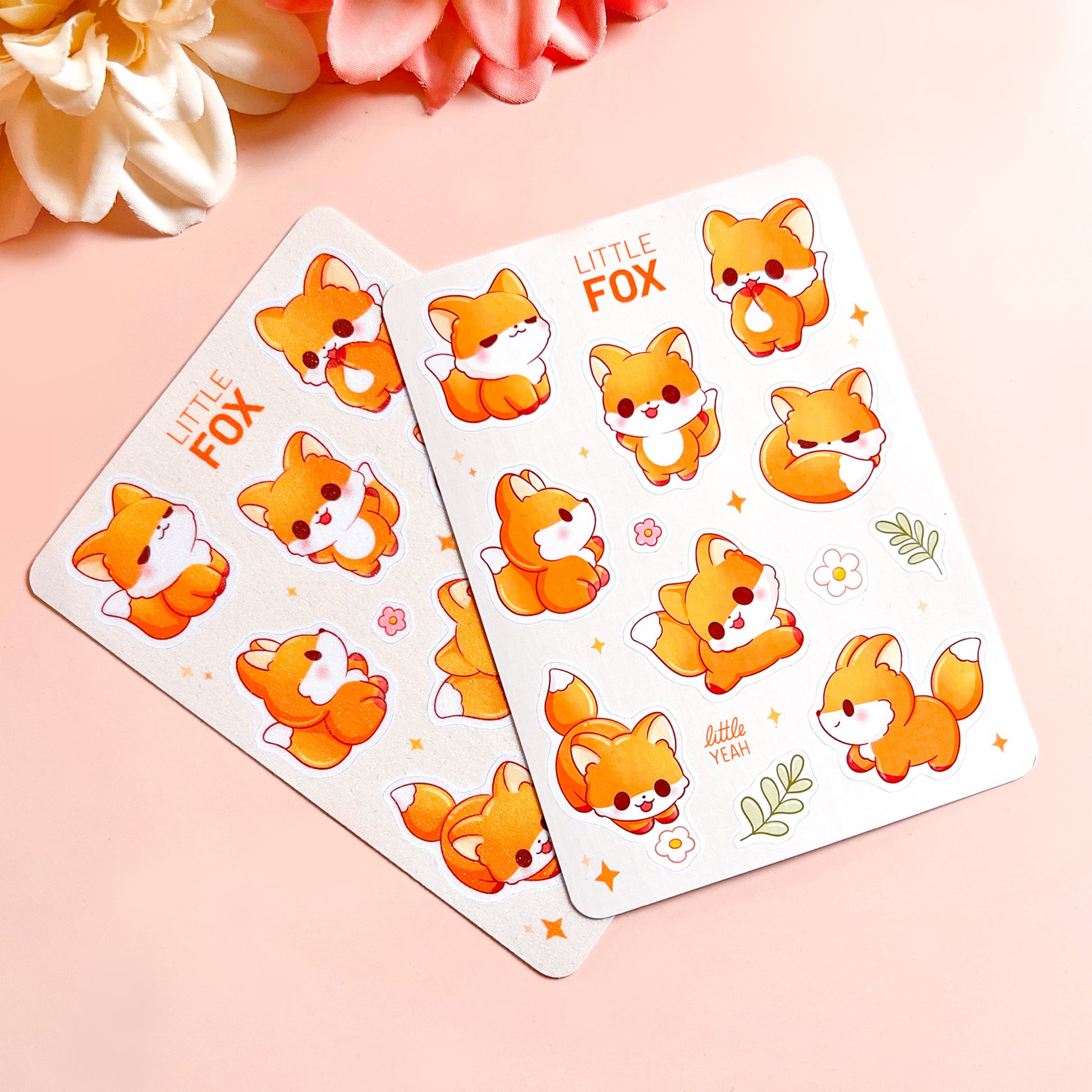 Süßer Fuchs Sticker Sheet