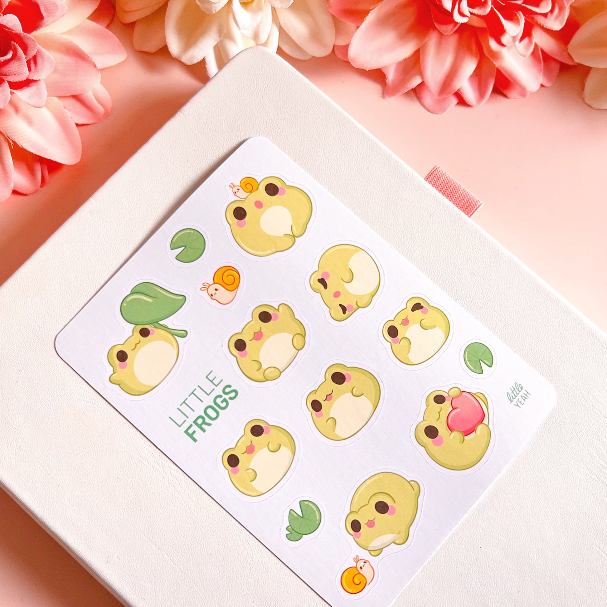 Frösche Sticker Sheet