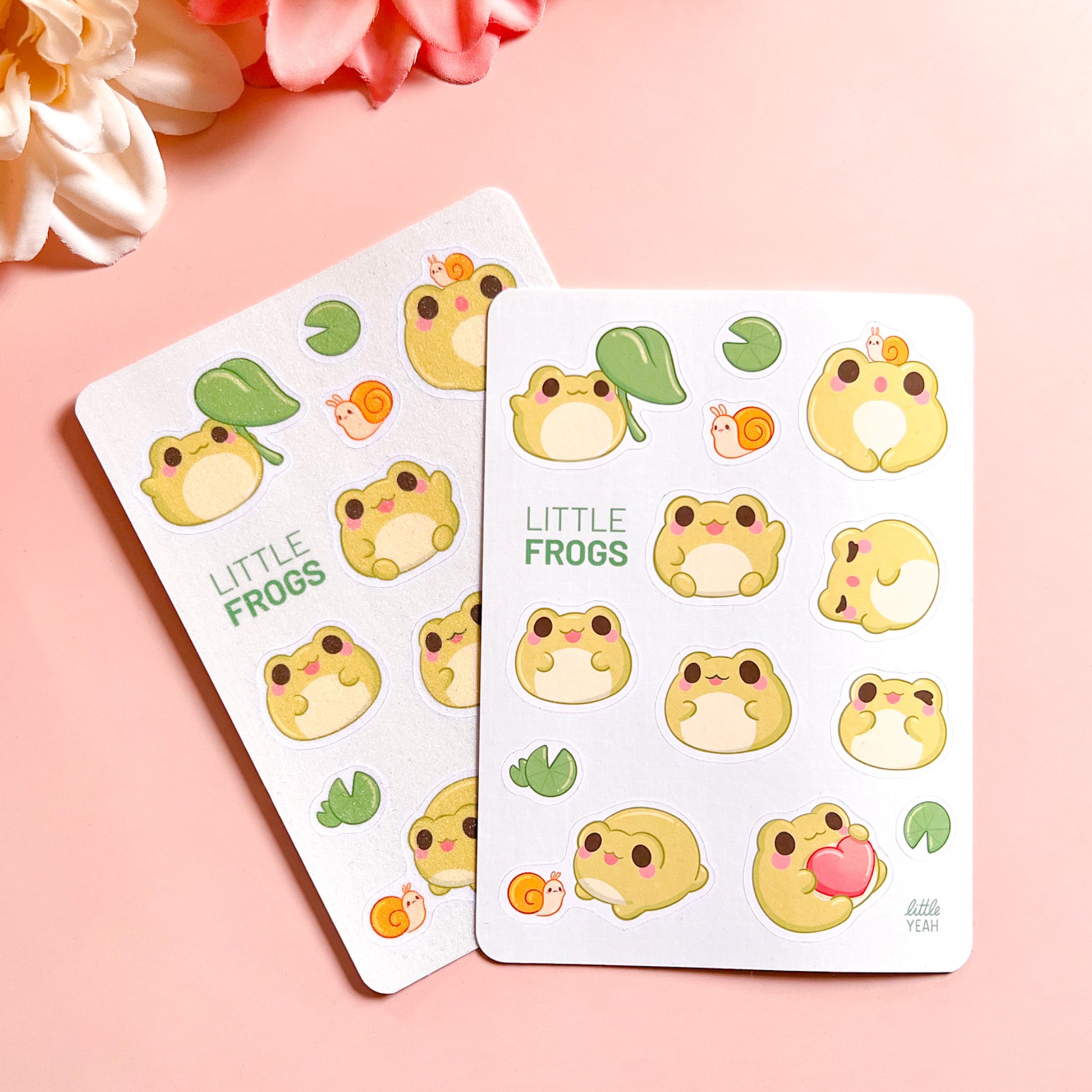 Frösche Sticker Sheet