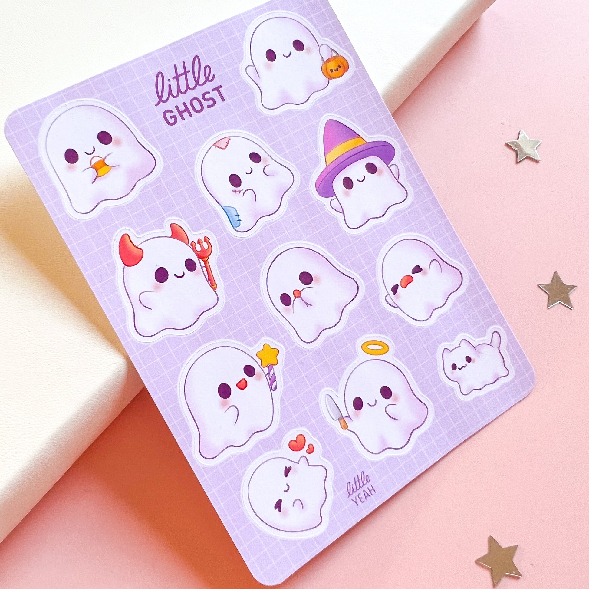 Kleiner Geist Stickerbogen