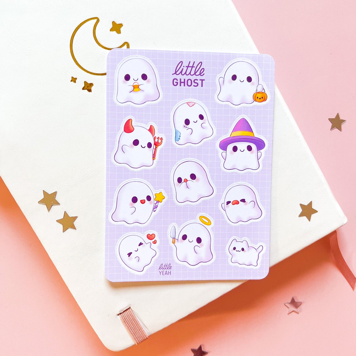 Kleiner Geist Stickerbogen