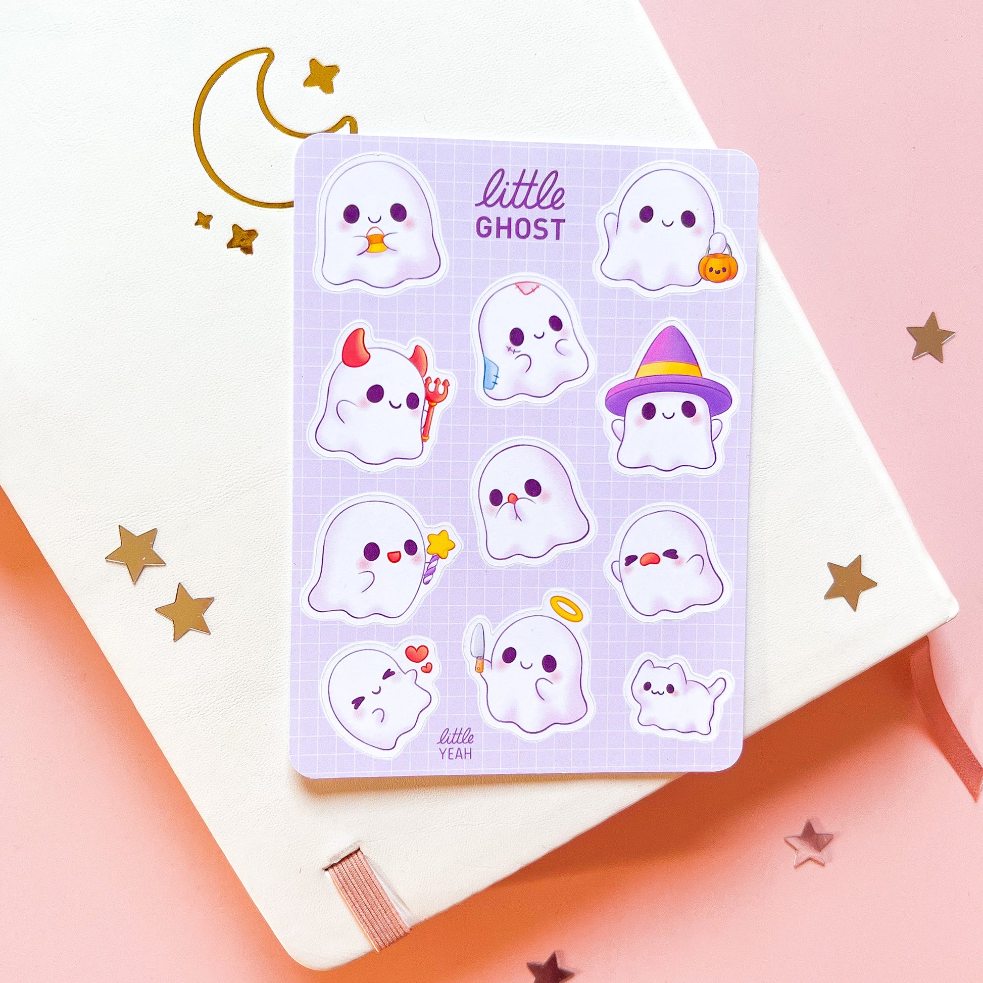 Kleiner Geist Stickerbogen
