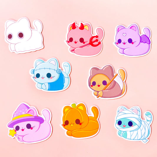 Halloween Cats - Cute Vinyl Sticker