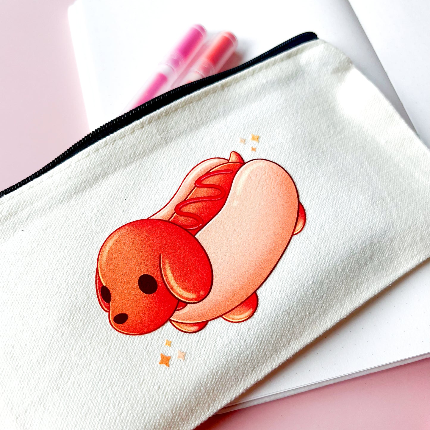 Kleine Tasche mit Hot Dog
