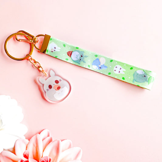 Anime Cat - Cute Lanyard with Charm