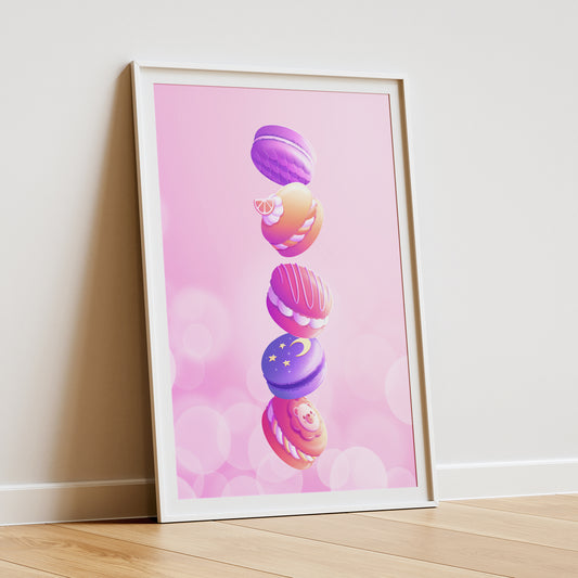 Schöner Macaron Art Print