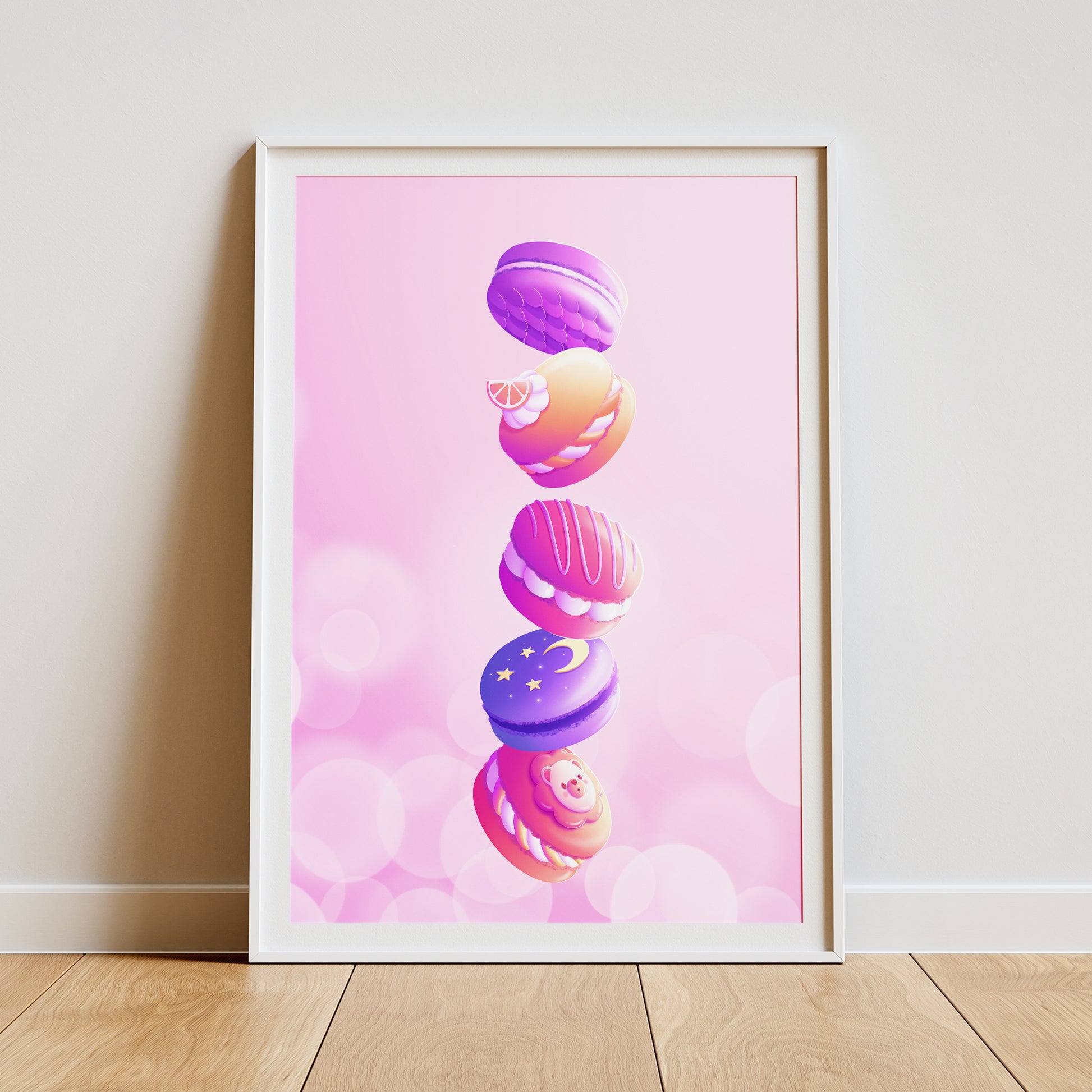 Schöner Macaron Art Print