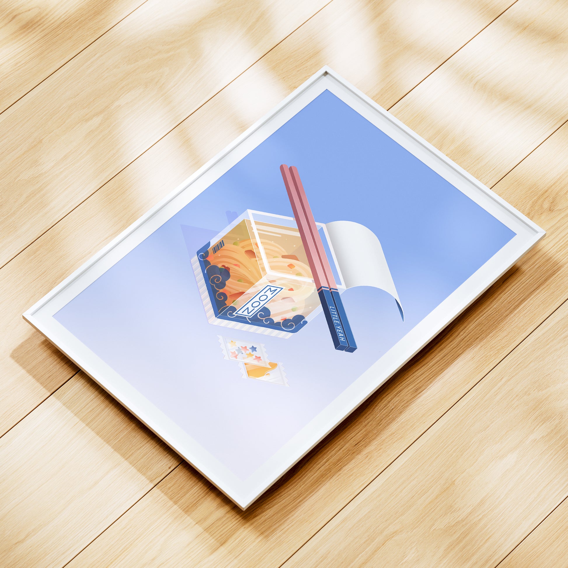 Mond Ramen Art Print