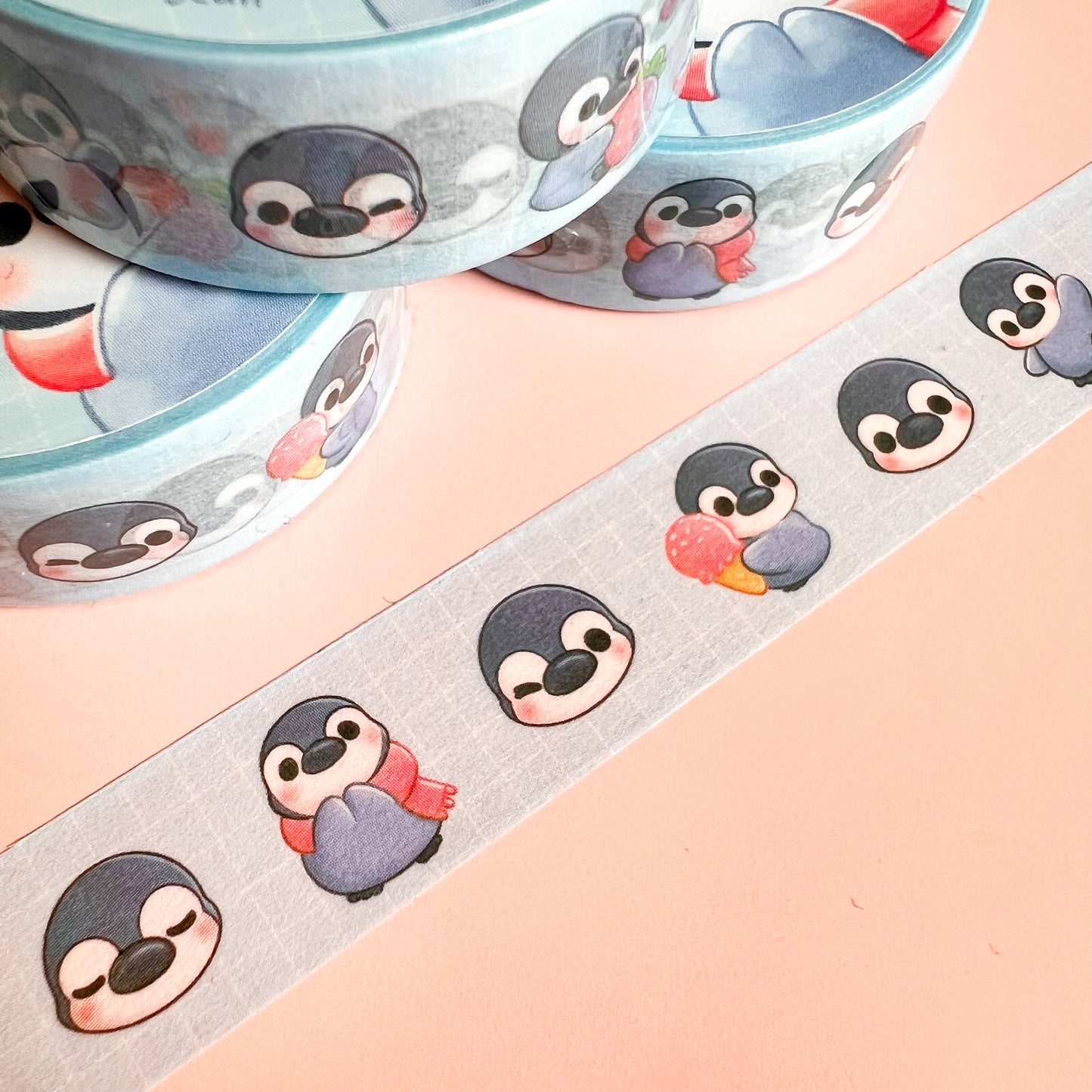 Winter Pinguin Washi Tape