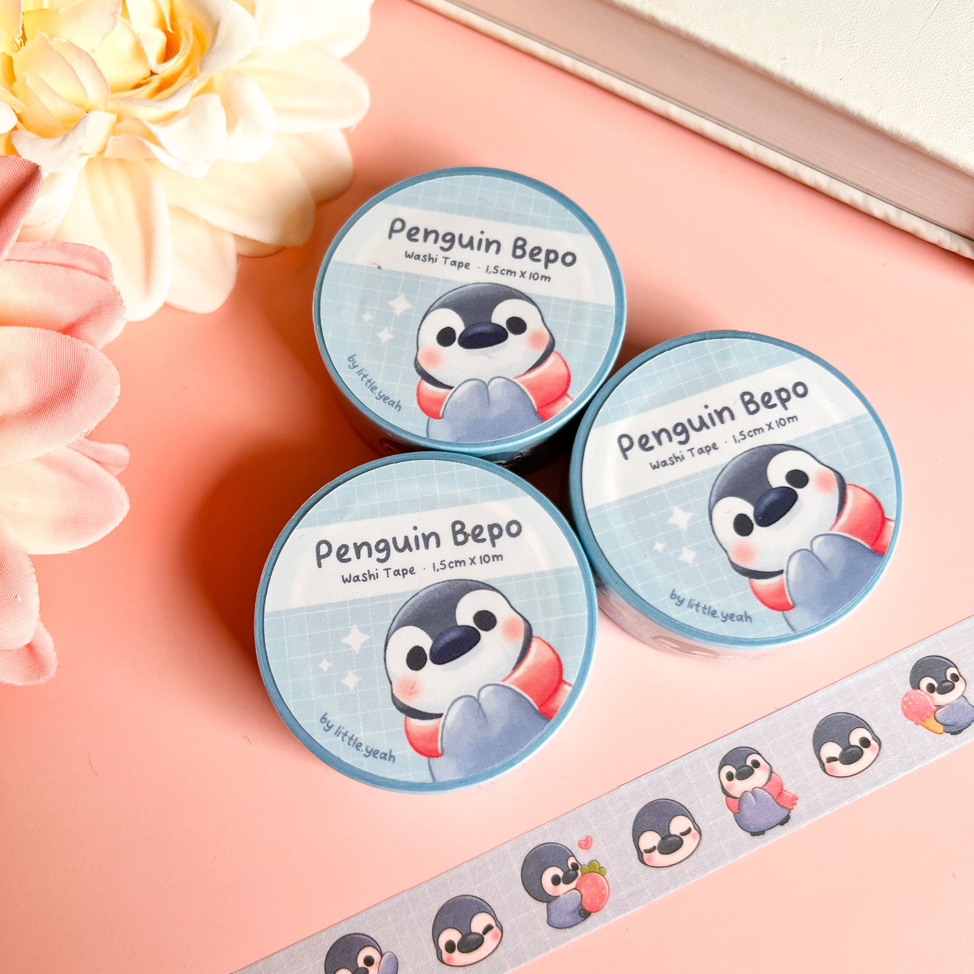 Winter Pinguin Washi Tape