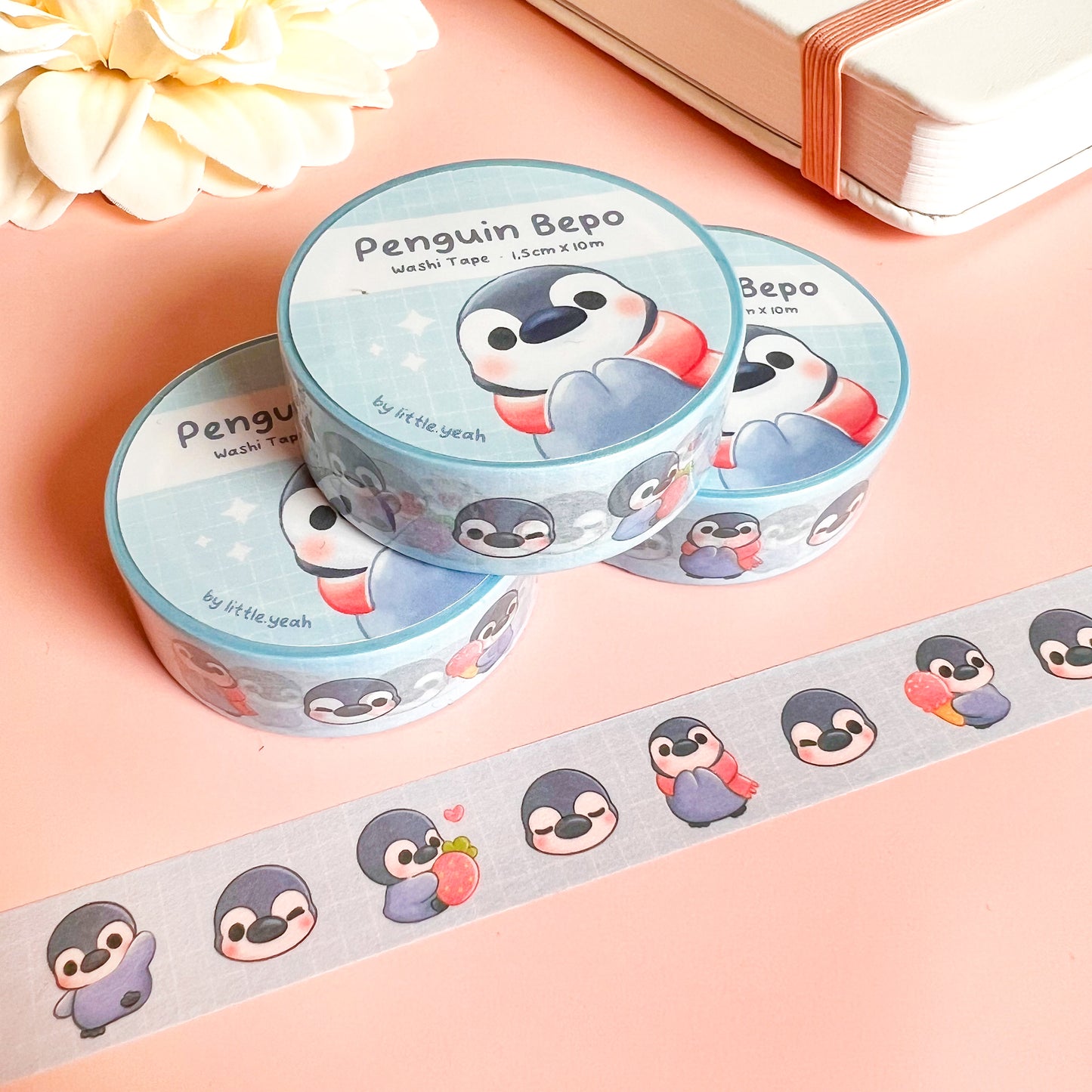 Winter Pinguin Washi Tape