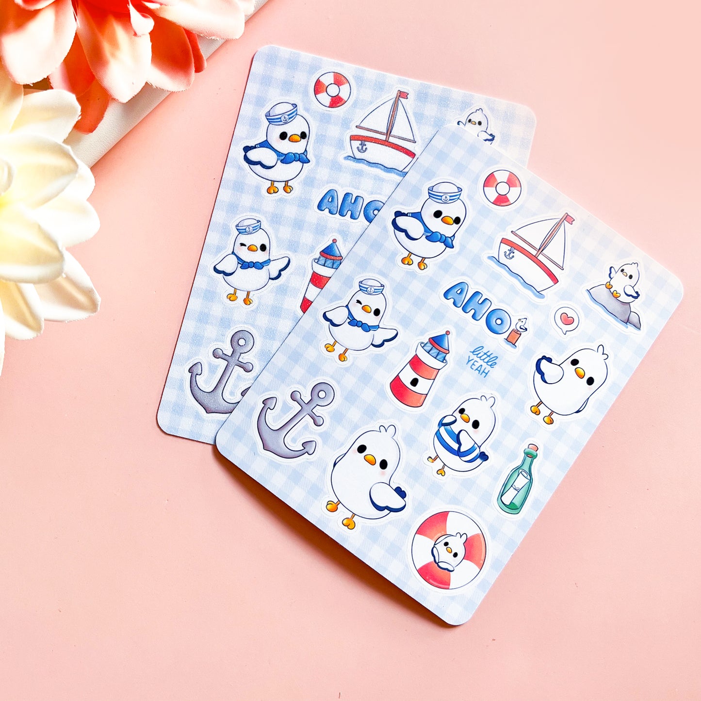 Seagull - Cute Sticker Sheet
