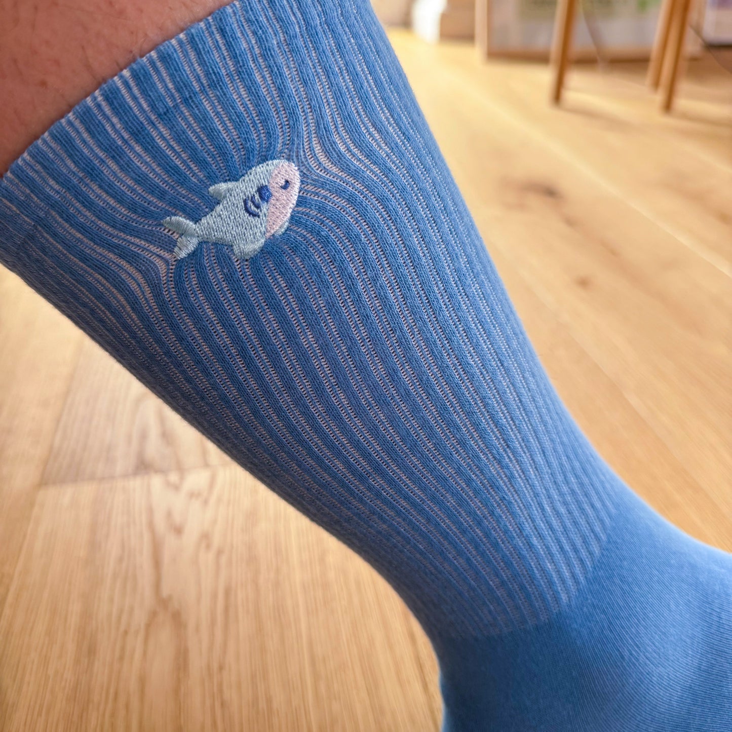 Shark Embroidery - Cute Socks (not for Sale)