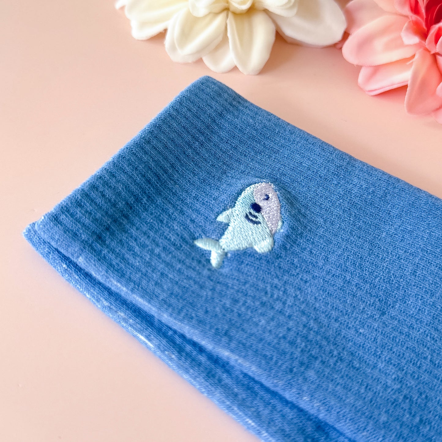 Shark Embroidery - Cute Socks (not for Sale)