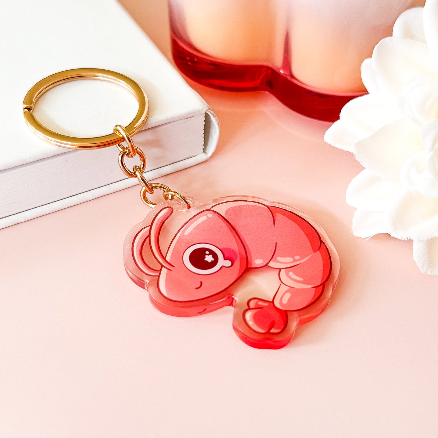 Shrimp - Cute Keychain