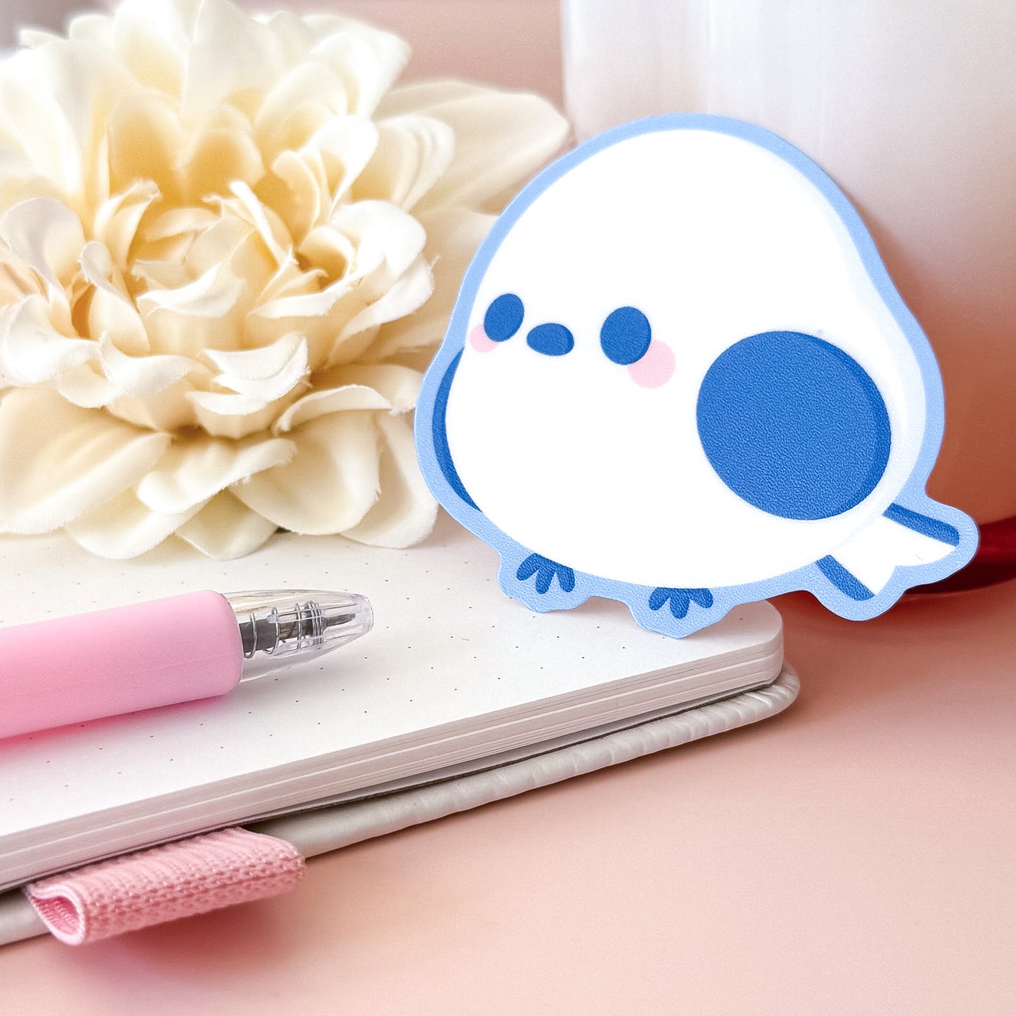 Shima Enage Snow Bird - Cute Vinyl Sticker