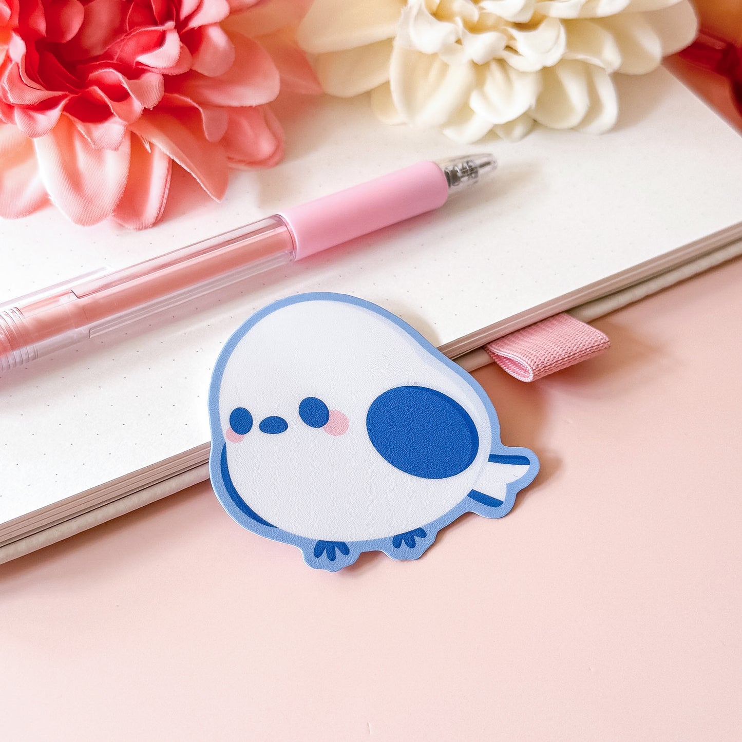 Shima Enage Snow Bird - Cute Vinyl Sticker