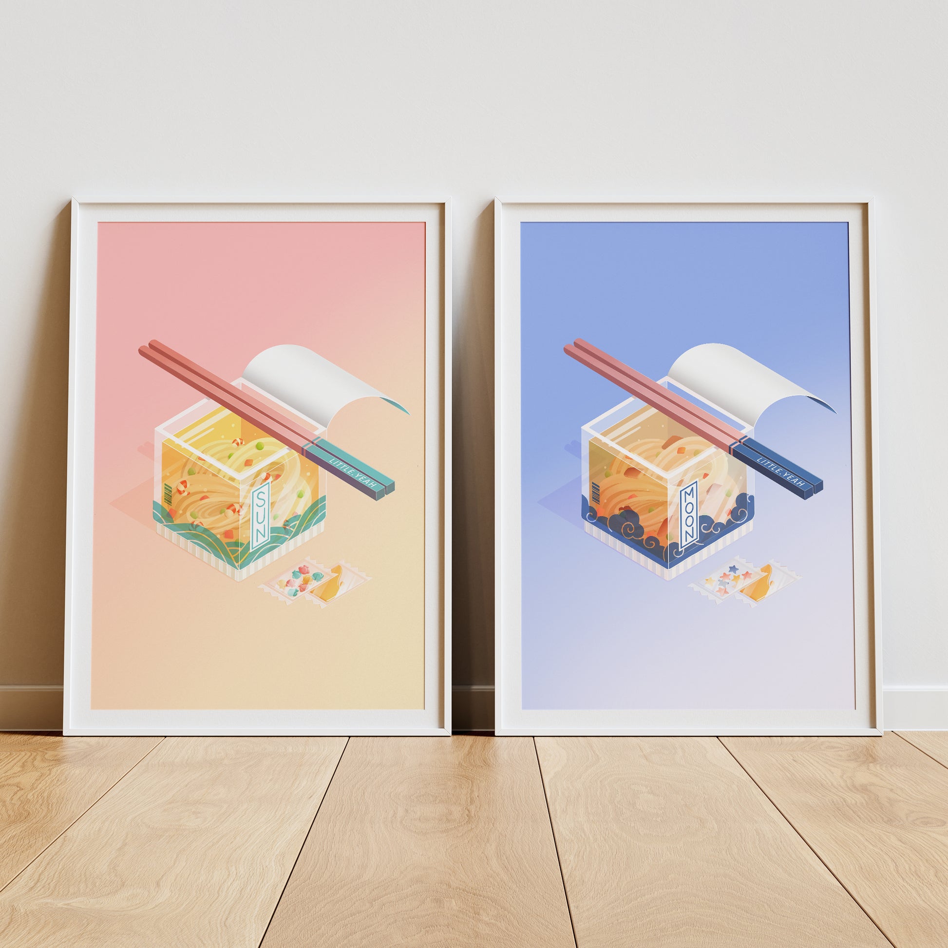 Sonnen Ramen Art Print 