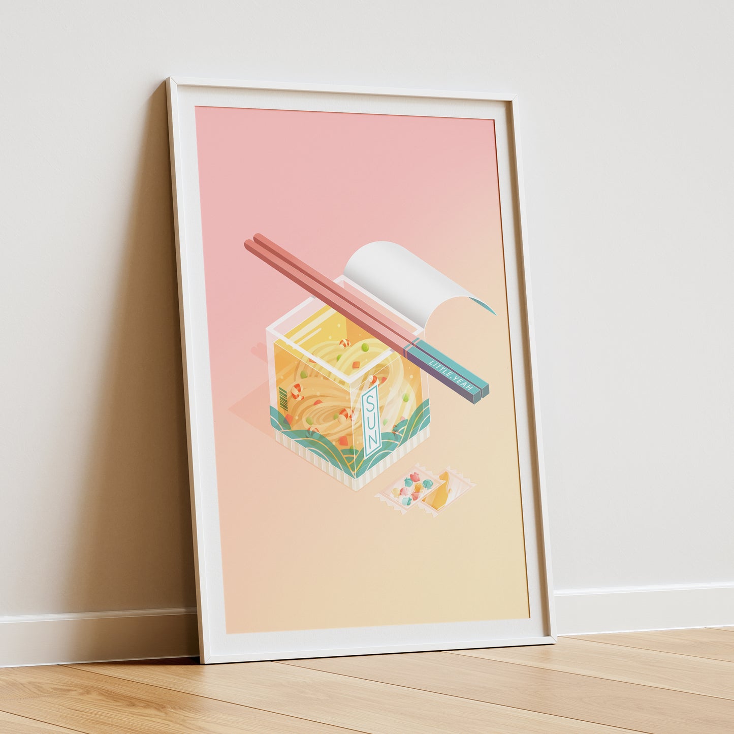 Sonnen Ramen Art Print 
