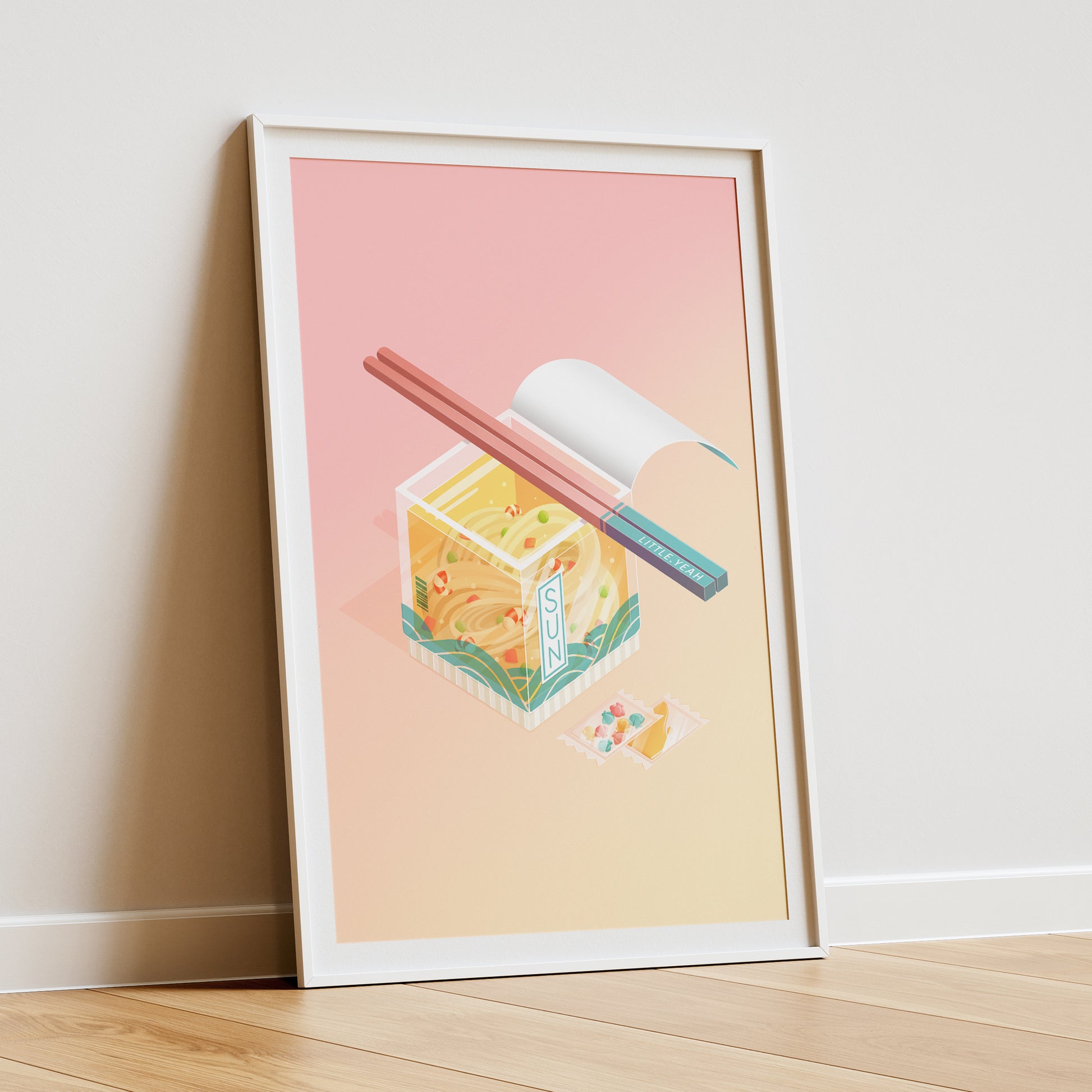 Sonnen Ramen Art Print 