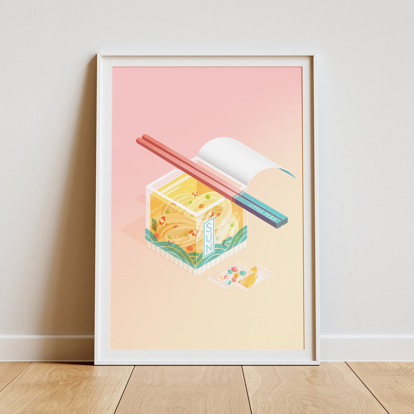 Sonnen Ramen Art Print 
