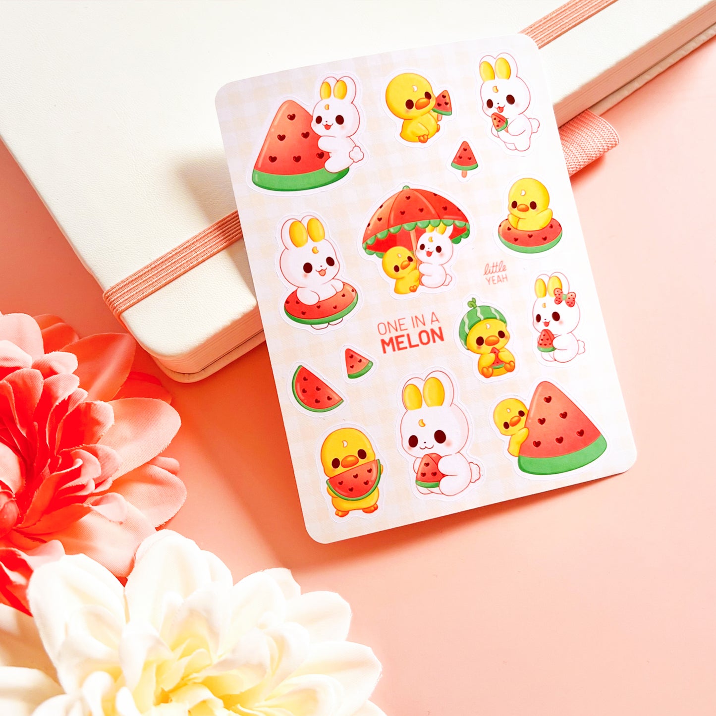 Melon Love - Cute Sticker Sheet