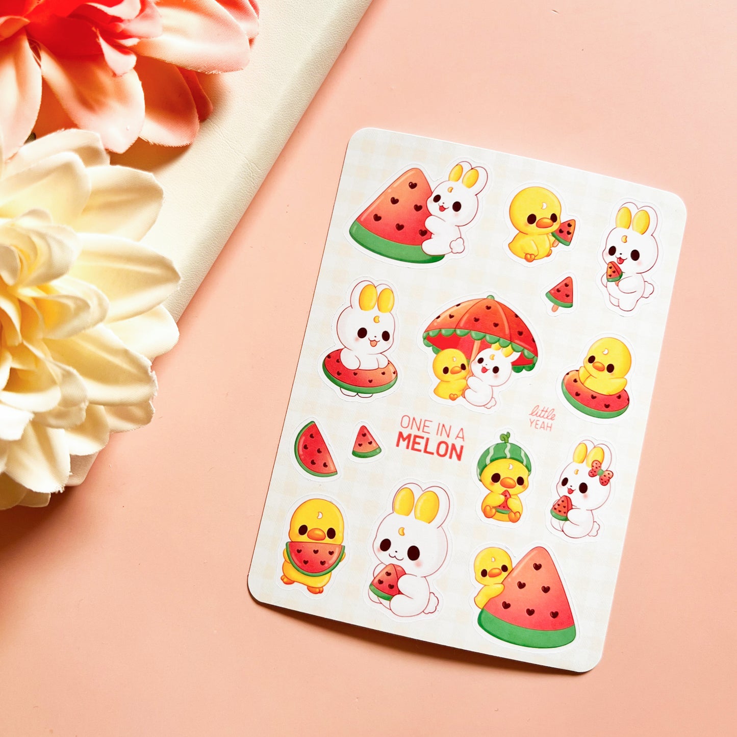 Melon Love - Cute Sticker Sheet
